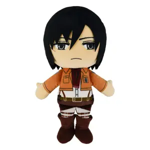 Plush Popbuddies Attack on Titan Cuteforme Mikasa Ackermann image-0