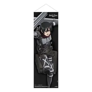 Poster Popbuddies rouleau mural Q WORKSHOP Attack on Titan: The Final Season Slim Mikasa Ackermann image-0