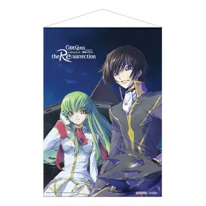 Poster Popbuddies Q WORKSHOP Code Geass Lelouch of the Re:surrection wallscroll Lelouch and C.C. image-0