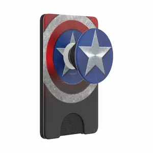 Maniglia per smartphone Popsockets PopWallet+ Captain America image-2