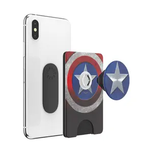 Maniglia per smartphone Popsockets PopWallet+ Captain America image-4