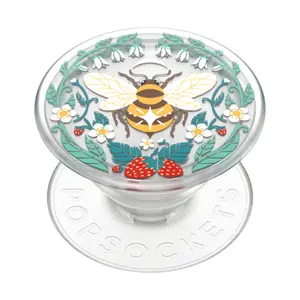 Phone handle Popsockets Plant Bee Boho