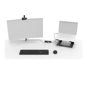 Pack 5 en 1 clavier, souris Bluetooth, webcam, station d'accueil & support, sans fil Port Designs Home Office image-1
