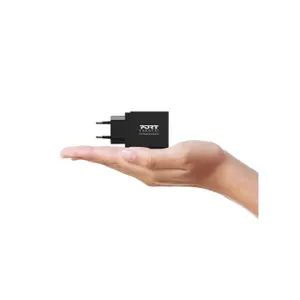 Carregador de parede com cabo tipo c ficha eu Port Designs GaN USB-C Power Delivery & USB-A Quick image-3