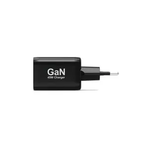 Carregador de parede com cabo tipo c ficha eu Port Designs GaN USB-C Power Delivery & USB-A Quick