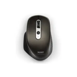Kabellose Maus 2,4 ghz - bluetooth usb-a &amp; usb-c wiederaufladbar - beidhändig - 5 geräuschlose Tasten dpi einstellbar Port Designs Executive
