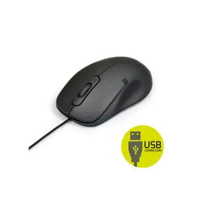 Clavier et souris filaire USB-A ambidextre optique 1000 DPI azerty EU Port Designs image-3