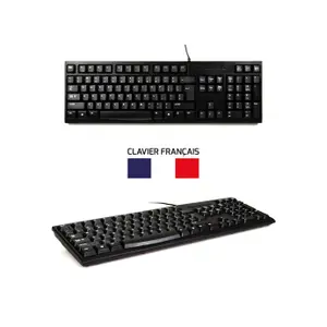 Clavier et souris filaire USB-A ambidextre optique 1000 DPI azerty EU Port Designs image-4