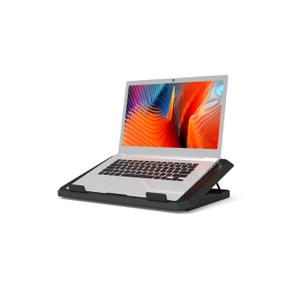 Support PC portable ergonomique ventilé avec 2 ports USB-A bouton marche/arrêt Port Designs image-2