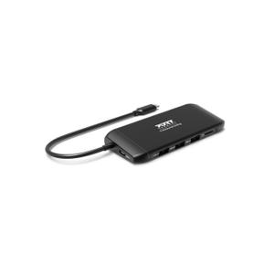 Station d'accueil 4K USB-C 100W pour 7 périphériques Port Designs