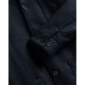 Blaissjakke i uld med zigzag-mønster Portuguese Flannel Labura image-2