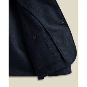 Blaissjakke i uld med zigzag-mønster Portuguese Flannel Labura image-3