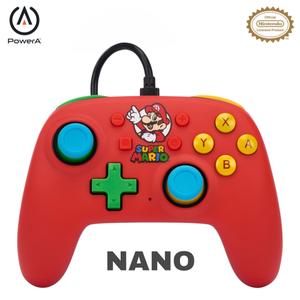Manette de jeu filaire nano PowerA Mario Medley