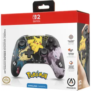 Manette de jeu sans fil PowerA Advantage -Pokémon Méga Évolutions image-4