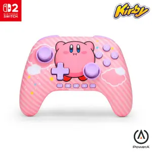 Manette de jeu sans fil PowerA Advantage -Kirby Puff