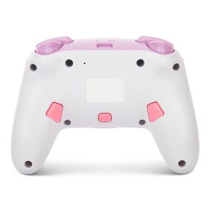 Manette de jeu sans fil améliorée switch PowerA Princess Peach Plaid image-1