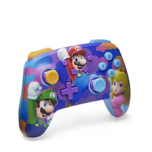 Manette de jeu sans fil améliorée pour switch PowerA Mario Splash Heroes image-2