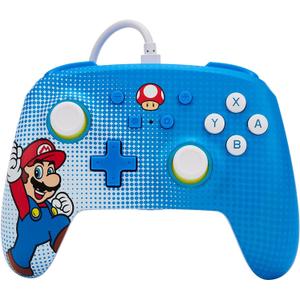 Manette de jeu PowerA Enhanced Mario pour Nintendo Switch