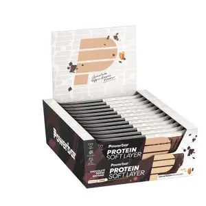 Barra de proteína nutricional PowerBar Soft Layer (x12) image-1