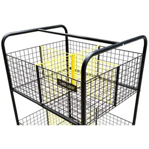 Compartmental storage trolley with wheels Powershot
