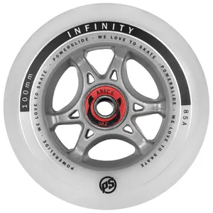 In-line skating wheel Powerslide Infinity 100 RTR Abec9/Spacer (x4) image-0