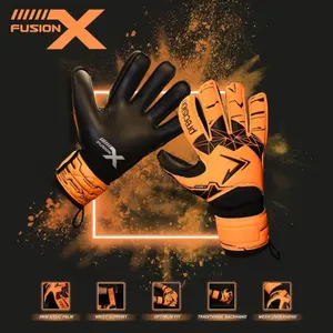 Goalkeeper gloves Precision Fusion X Flat Cut Essential image-2