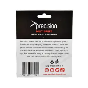 Sifflet en métal et lanière Precision image-1