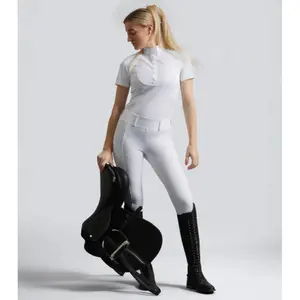 Mid grip competition leggings for women Premier Equine Luceo image-5