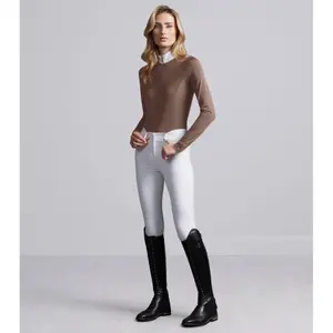 Women's long sleeve competition polo shirt Premier Equine Cristalli image-1