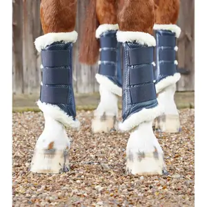Horse gaiters with wool lining Premier Equine Air-Tech Techno image-1