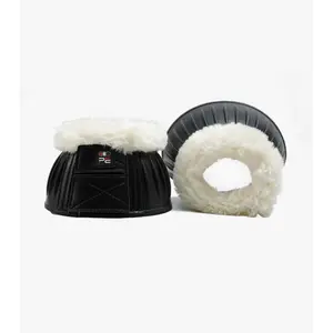 Rubberen paardenbellen met bont Premier Equine Techno