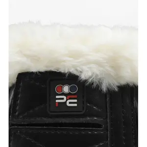 Rubberen paardenbellen met bont Premier Equine Techno image-1