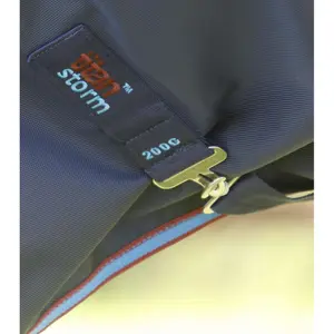 Outdoor horse blanket with neck cover Premier Equine Titan Storm 200 g image-4