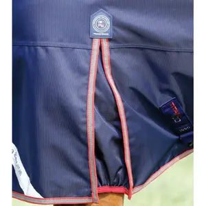 Outdoor horse blanket with neck cover Premier Equine Titan 100 g image-3