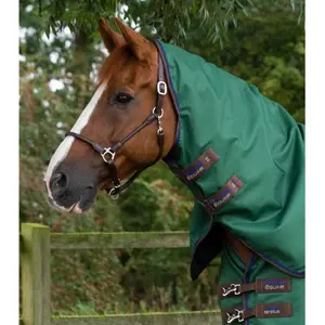 Outdoor horse blanket with neck cover Premier Equine Akoni Stratus 0g image-1