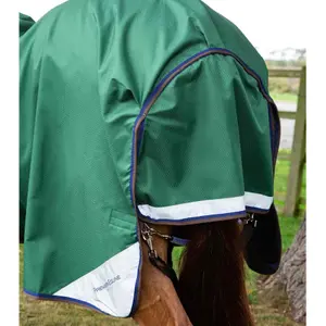 Outdoor horse blanket with neck cover Premier Equine Akoni Stratus 0g image-4