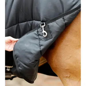 Horse stable blanket with neck cover Premier Equine 200 g image-1