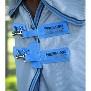 Mesh flyswatter with neck cover Premier Equine Combo image-2