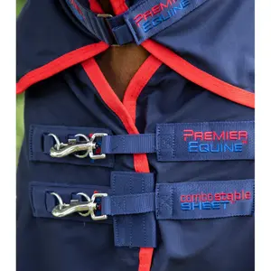Couverture séchante pour cheval avec couvre-cou Premier Equine image-1