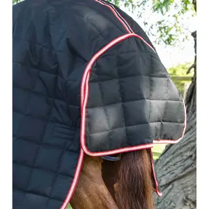 Horse stable blanket with neck cover Premier Equine Lucanta 200g image-4