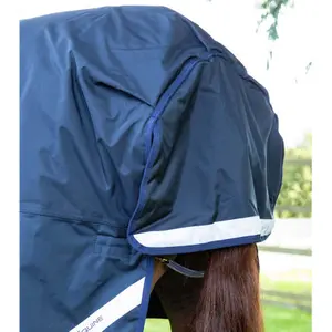 Waterproof outdoor horse blanket with neck cover Premier Equine Buster Storm Classic 420 g image-4