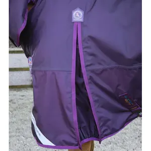Waterproof outdoor horse blanket with neck cover Premier Equine Buster Storm Classic 420 g image-3