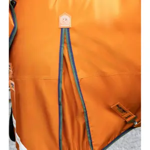 Waterdichte paardendeken met halsbedekking Premier Equine Buster Combo 400g image-3