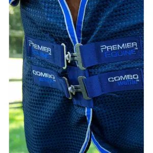 Torktäcke för hästar med nackskydd Premier Equine image-2