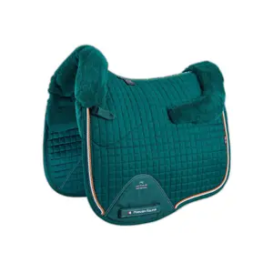 Merino wool dressage saddle pad for horses Premier Equine Capella CC Square