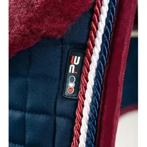 Merino wool dressage saddle pad for horses Premier Equine Capella CC Square image-1