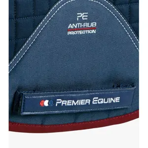 Integrierte dämpfende Sattelunterlage aus synthetischem Schafsfell Premier Equine GP/Jump Numnah image-1