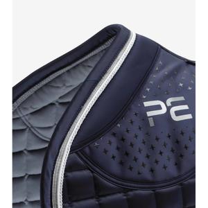 Anti-slip satin saddle pad for horses Premier Equine Azzure image-2