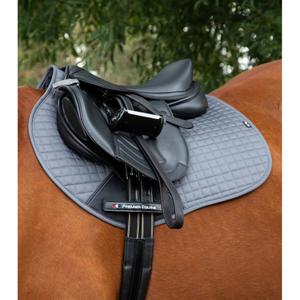 Saddle pad for horses in plain cotton Premier Equine Close Contact GP image-1