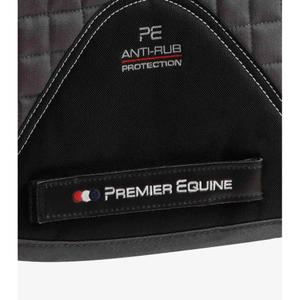Saddle pad for horses in plain cotton Premier Equine Close Contact GP image-3